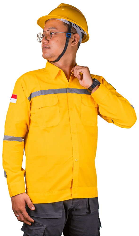 Baju Kerja Tambang Custom