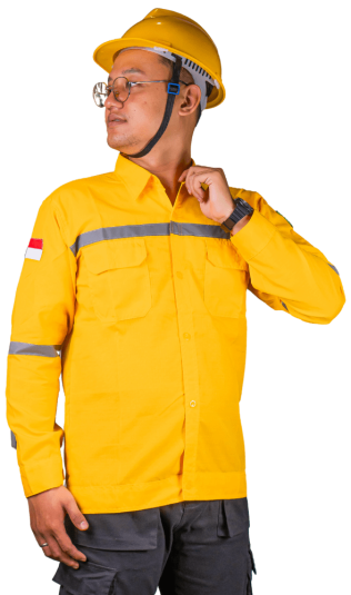 Baju Kerja Tambang Custom