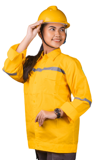 Baju Kerja Tambang Custom
